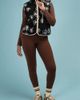 Midnight Lunch Midnight Lunch Montana Vest Jacket in Black Floral, Women's at Urban Outfitters - 3