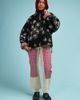 Midnight Lunch Midnight Lunch Reversible Jacket in Black Floral, Women's at Urban Outfitters - 3