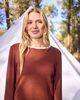 Midnight Lunch Midnight Lunch Sadie Long Sleeve in Cabin Sky, Women's at Urban Outfitters - 4