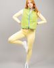 Midnight Lunch Midnight Lunch Stripe Vest Jacket in Blue/Yellow, Women's at Urban Outfitters - 2