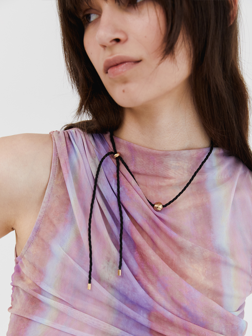 MIDNIGHT MOMENT Bumpy Rope Necklace_Gold