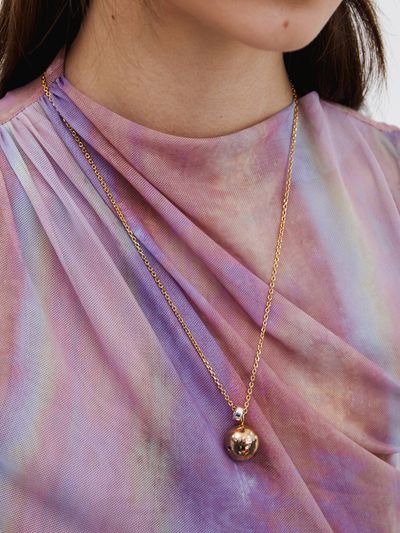 MIDNIGHT MOMENT Cosmic Big Necklace_Gold