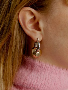 MIDNIGHT MOMENT Hole Hoop Earrings - Mix
