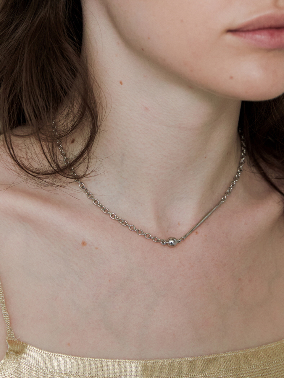 MIDNIGHT MOMENT Stem Necklace