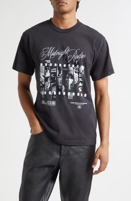 MIDNIGHT RODEO MIDNIGHT RODEO Psychological Thriller Graphic T-Shirt