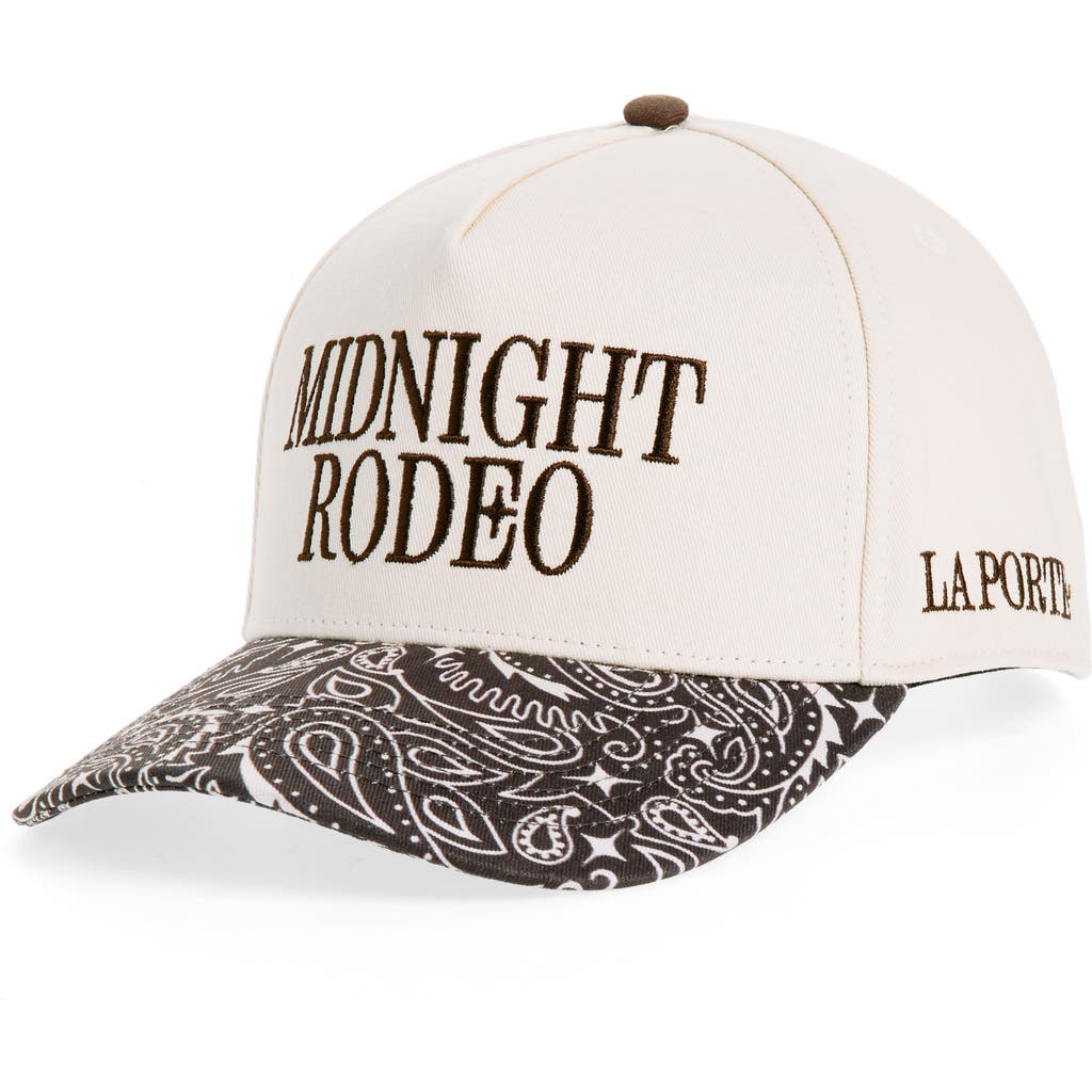 MIDNIGHT RODEO MIDNIGHT RODEO x La Porte Paisley Cotton Twill Baseball Cap