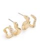 Mignonne Gavigan Mignonne Gavigan Alva Earrings Gold/Clear One - 5