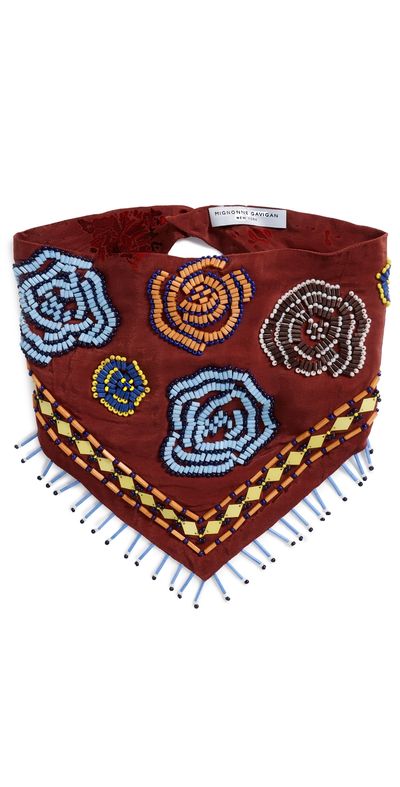 Mignonne Gavigan Mignonne Gavigan Amalia Scarf Necklace Brown Multi One
