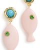 Mignonne Gavigan Mignonne Gavigan Liliana Earrings Pink One - 1
