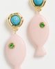 Mignonne Gavigan Mignonne Gavigan Liliana Earrings Pink One - 2