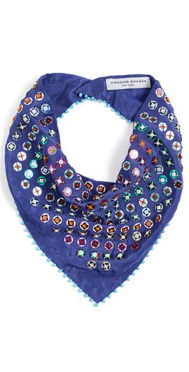 Mignonne Gavigan Mignonne Gavigan Mare Bandana Necklace Blue Multi One