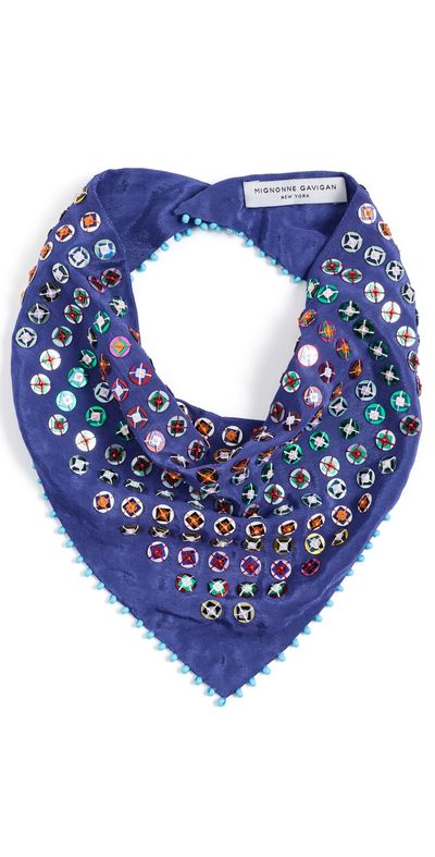 Mignonne Gavigan Mignonne Gavigan Mare Bandana Necklace Blue Multi One