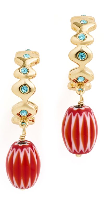 Mignonne Gavigan Mignonne Gavigan Miranda Hoops Gold Multi One