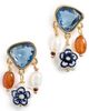 Mignonne Gavigan Mignonne Gavigan Ribeira Earrings Blue Multi One - 1