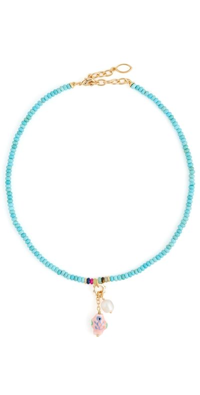 Mignonne Gavigan Mignonne Gavigan Whimsy Necklace Turquoise One