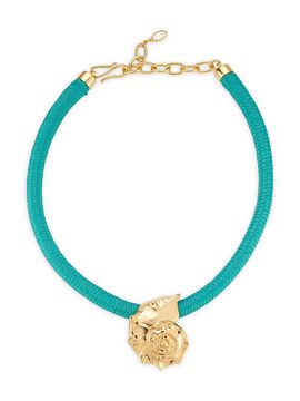 Mignonne Gavigan Women's Concha 14K-Gold-Plated Cord Necklace