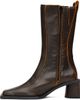 Miista Miista Brown & Orange Bara Boots - 3