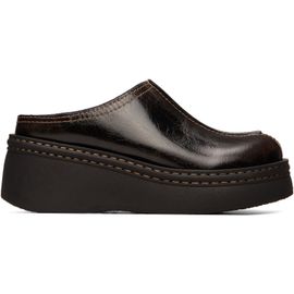 Miista Miista Brown Mego Mule Flats