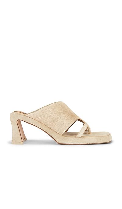 Miista Miista Trisha Pony Asymmetric Thong Sandal