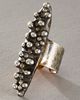 Mikal Winn Mikal Winn Navette Crystal Ring - 2