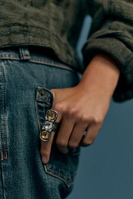 Mikal Winn Mikal Winn Triple Stone Ring