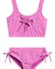 Miken Swim Miken Swim Kids' Shirred Two-Piece Swimsuit - 1
