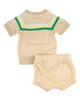 Miki Miette Miki Miette Carlo Stripe Short Sleeve Pullover & Shorts Set - 2