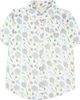 Miki Miette Miki Miette Kids' Jerry Racket Print Short Sleeve Cotton Button-Up Shirt - 1
