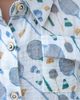 Miki Miette Miki Miette Kids' Jerry Racket Print Short Sleeve Cotton Button-Up Shirt - 3