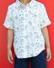 Miki Miette Miki Miette Kids' Jerry Racket Print Short Sleeve Cotton Button-Up Shirt - 4