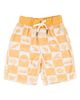 Miki Miette Miki Miette Kids' Rust Surf Print Cotton Pull-On Shorts - 1