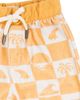 Miki Miette Miki Miette Kids' Rust Surf Print Cotton Pull-On Shorts - 3
