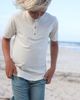 Miki Miette Miki Miette Pauli Cotton Blend Short Sleeve Henley - 3