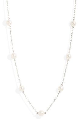 Mikimoto Mikimoto Akoya Pearl Station Chain Necklace