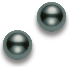 Mikimoto Mikimoto Black South Sea Pearl Stud Earrings