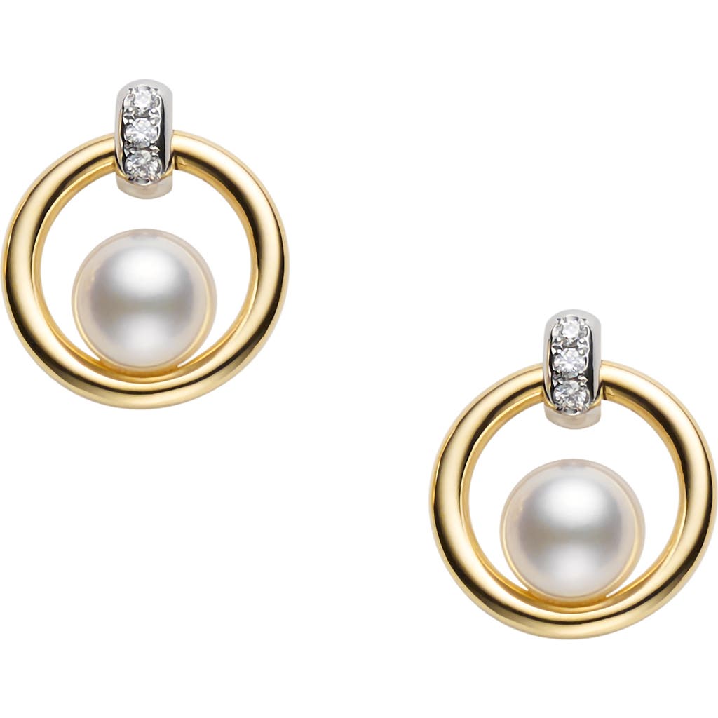 Mikimoto Mikimoto Cultured Pearl Circle Earrings