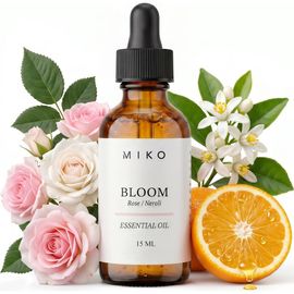 MIKO Miko Bloom Essential Oil with Rose & Neroli 100% Organic 15ml