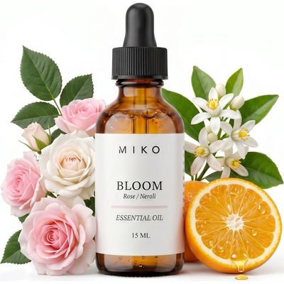 MIKO Miko Bloom Essential Oil with Rose & Neroli 100% Organic 15ml