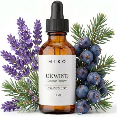 MIKO MIKO Unwind Essential Oil with Lavender & Juniper 100% Organic 15ml
