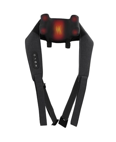 Miko Miko Wave Heated Neck & Back Massager with Heat, Cordless and Hands-Free
