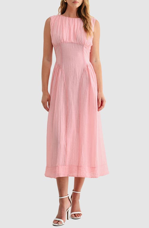 Mila Mae Mila Mae Crinkle Sleeveless Dress