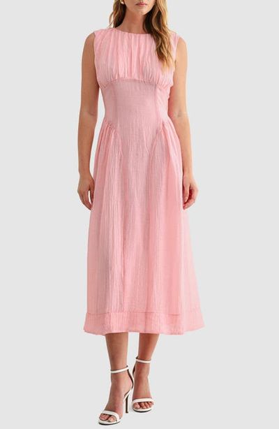 Mila Mae Mila Mae Crinkle Sleeveless Dress