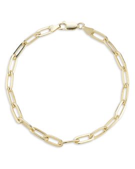Milanesi And Co Milanesi And Co Men's 18K Gold Vermeil Paperclip Chain Bracelet