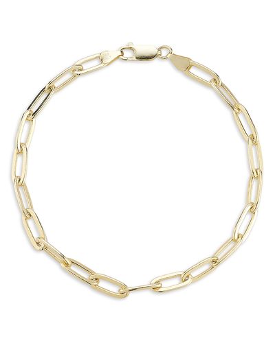 Milanesi And Co Milanesi And Co Men's 18K Gold Vermeil Paperclip Chain Bracelet