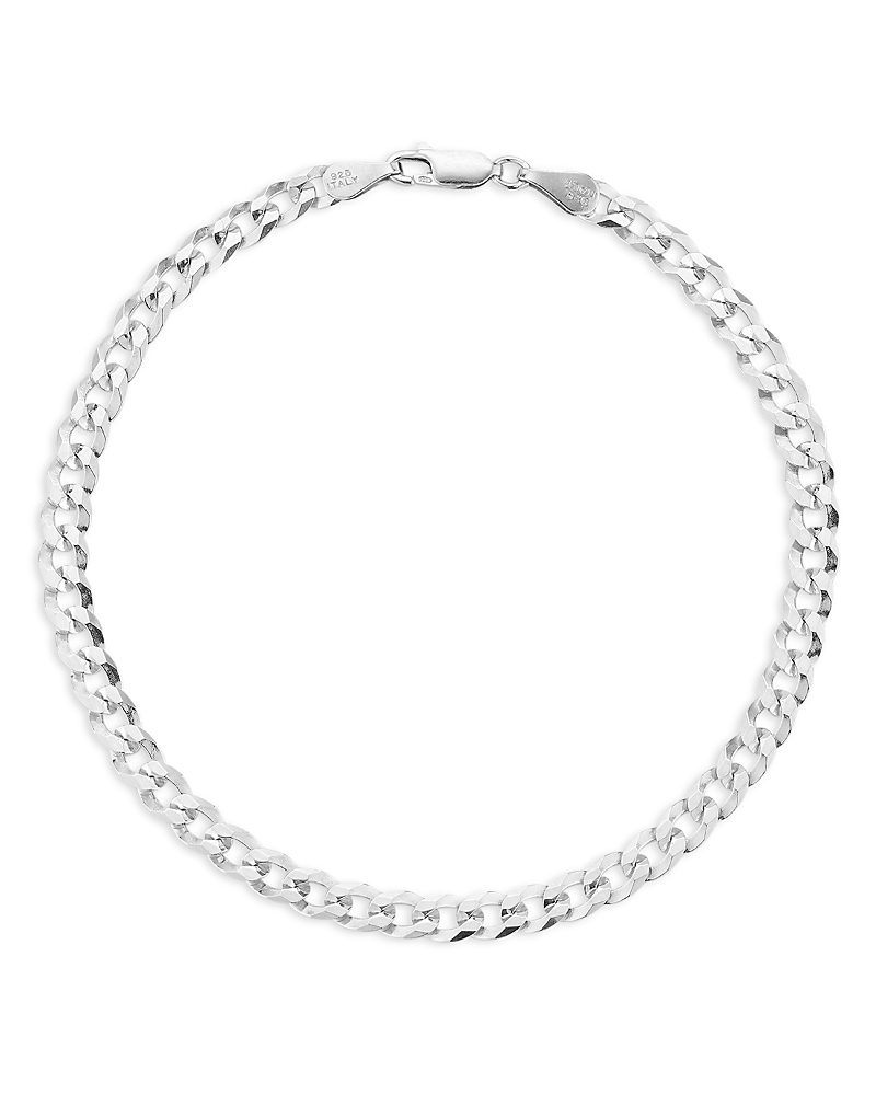 Milanesi And Co Milanesi And Co Men's Sterling Silver 5mm Curb Chain Bracelet