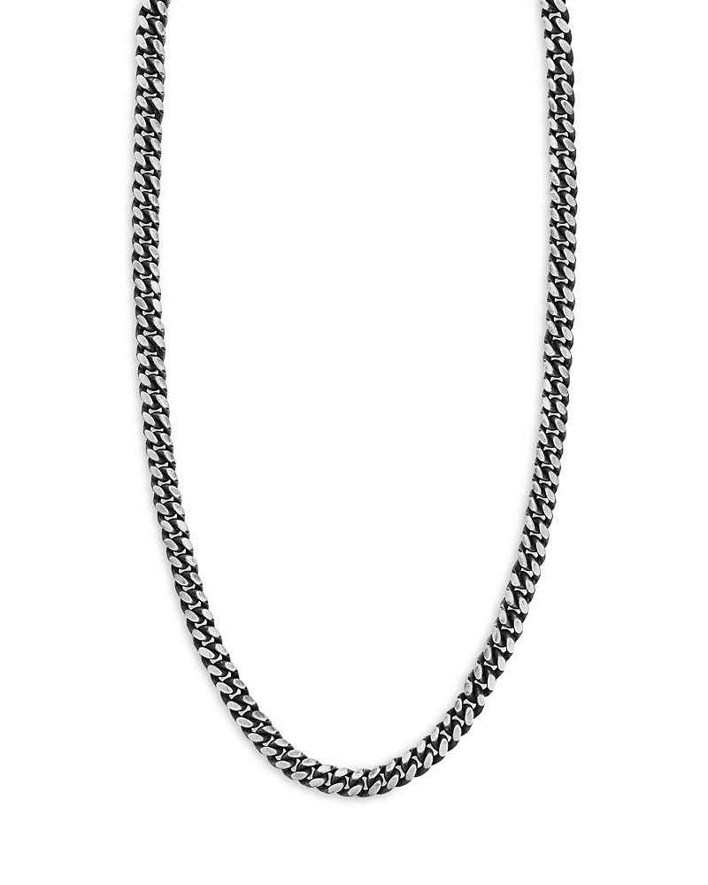Milanesi And Co Milanesi And Co Oxidized Sterling Silver Curb Chain Necklace, 20
