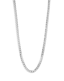 Milanesi And Co Milanesi And Co Sterling Silver Curb Chain Necklace 5mm, 20