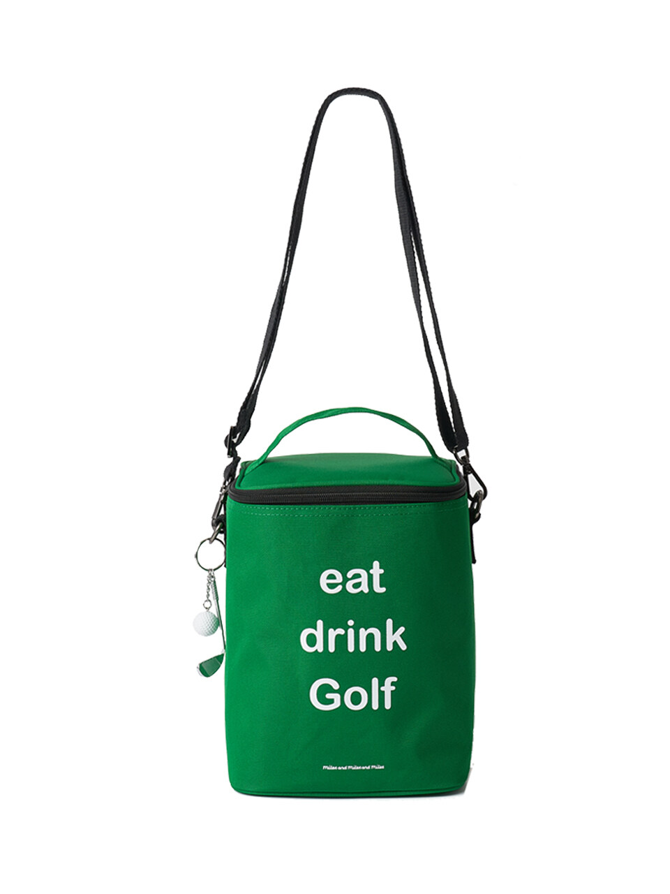 miles and miles and miles Golf Tote Storage Bag - Miles Green