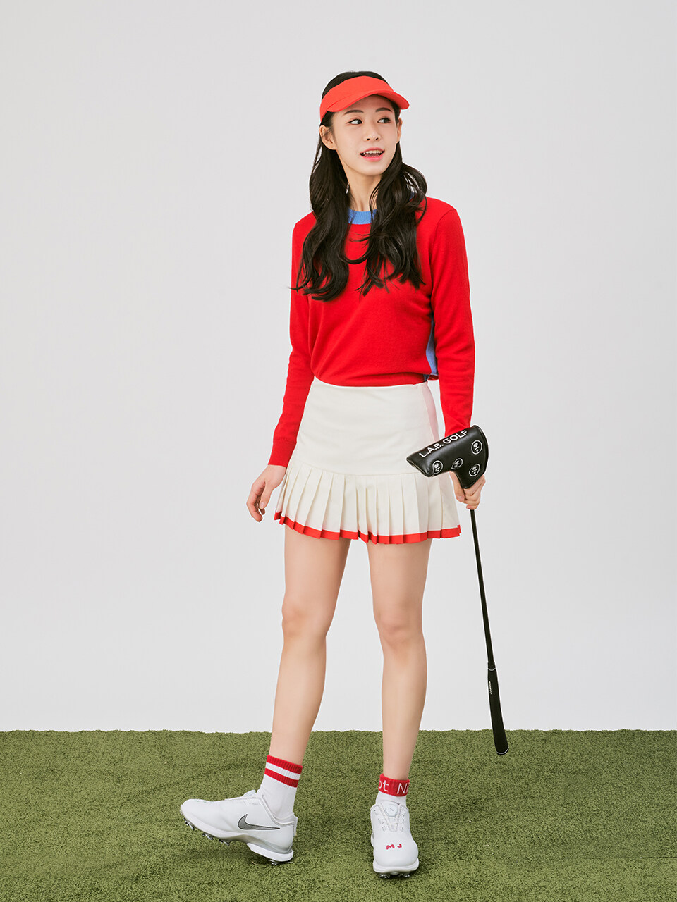 miles and miles and miles Pleats Pleats Skirt_White