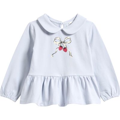 MILES BABY MILES BABY Peter Pan Collar Peplum Top